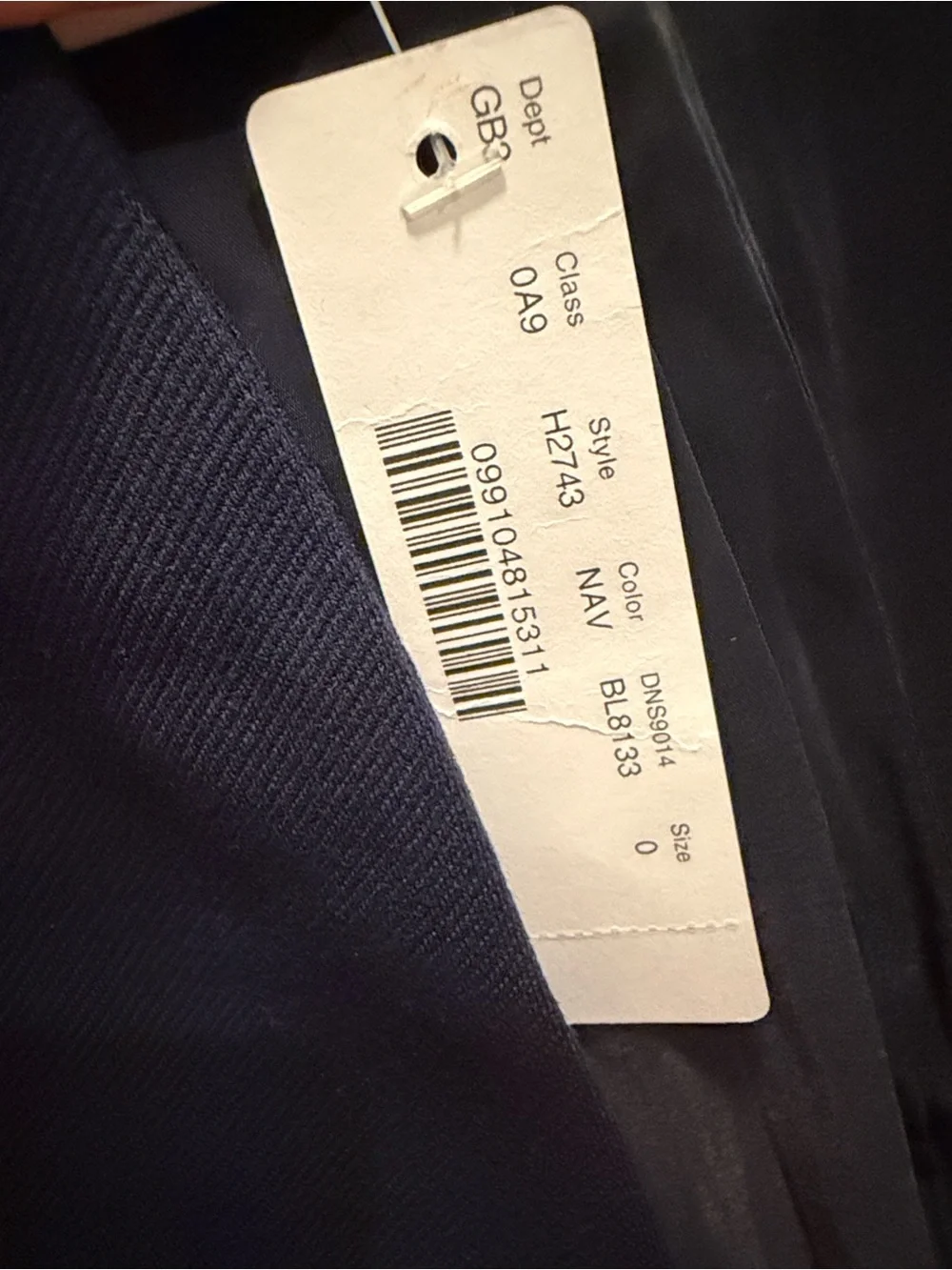 NWT Jcrew Navy Going-out blazer in stretch twill